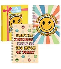 L1rabe 2Pcs Happy Retro Notebooks