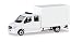 herpa Doppelkabine mit Koffer, weiß LKW zum Basteln und Sammeln Minikit Mercedes-Benz Sprinter cabina doppia con bagagli, camion bianco per il ritocco e la raccolta, Colore, 013666
