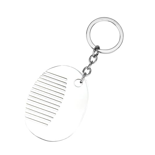Taschenkamm-Anhänger Kette Hip Hop Styles Schlüsselanhänger Friseur inspirierter Schlüsselanhänger für die tägliche Frisurenpflege