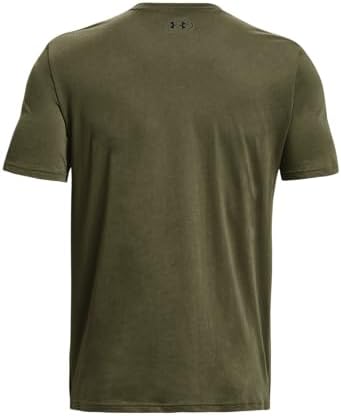 Under Armour Men's Sportstyle Left Chest Short-Sleeve T-Shirt, (390) Marine OD Green/Black/Black, X-Large Tall - 2