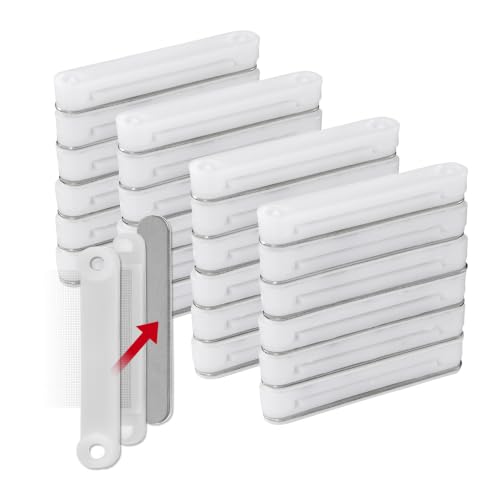 EASYmaxx Insect Protect Magnete zum Kleben für Insektenschutzgitter | Magnetplättchen selbstklebend | 24 Magnete selbstklebend für Fliegengitter Fenster | Moskitonetz Magnet