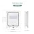 Small Doggie Door with Magnetic Locking Panel for Home Security - Durable & Weatherproof 13.5x11.1 for Small to Medium Dogs, Cats, Pets. Easy to Install