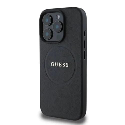 Coque iPhone 16 Pro Max Guess Magsafe évitez rayures fini grainé