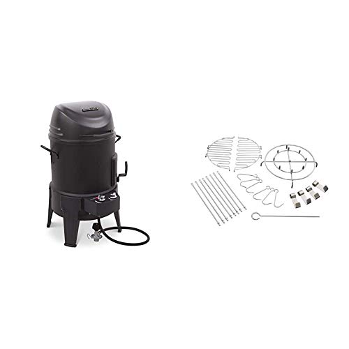 Char-Broil The Big Easy Tru-Infrared Smoker Roaster & Grill & The Big Easy 22-Piece Turkey Fryer Accessory Kit #TOP11