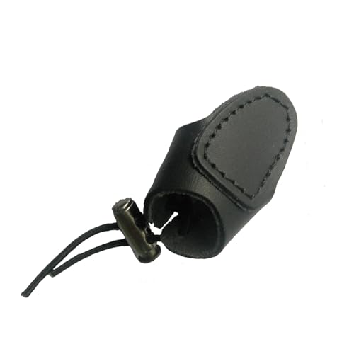 KURUGEILI Weiches Leder Bogenschießen Daumen Ring Daumen Daumen Schutz für traditionelle Bogen Daumen Schutz für mongolische Reurve Bogen Finger Tab Schießhandschuh