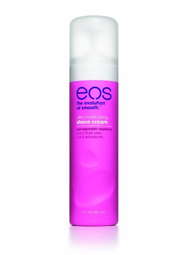 EOS Shave Cream, Pomegranate Raspberry, 7 oz (Pack of 4)
