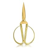 Gold Scissors, Ribbon Cutting Scissors for Grand Opening Ceremonies, Special Events Inaugurations and Ceremonies, Right/Left Handed 7.48"