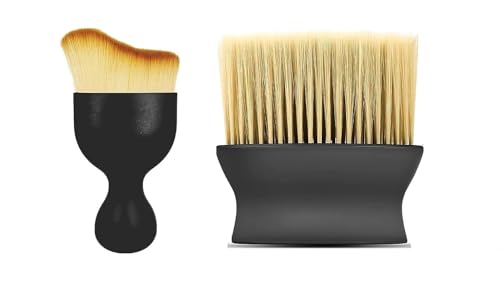 Image of NAREVAL Car Interior Cleaning Brush Combo | 2 Pcs Pack | AC Vent Brush | Scratch Free Car Duster | Multifunctional Car Brush for Cleaning Car Interior, PC, Laptop, Keyboard (Brush 2 in 1 N1)