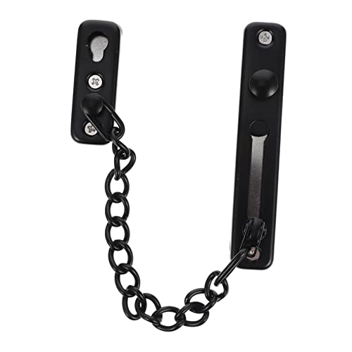 Veemoon Verrouillage Porte Intérieure Chaîne De Sécurité Sans Perçage Pour Maison Ou Bureau Verrou De Porte Supplémentaire