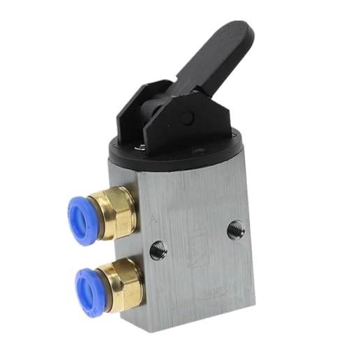 Válvula neumática manual S3HL-08 de 3 vías y 2 posiciones PT 1/4 3