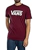 Vans_Apparel Men's Classic T - Shirt, Red (Burgundy/White), Small #1