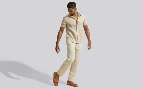 Image of Neeman's Minimals Sandals for Men | Casual Slippers with Ergonomic Arch Support & Anti Skid Sole | Faux Leather Waterproof Chappal | Lightweight Monsoon Floaters for Beach & Outdoor Wear