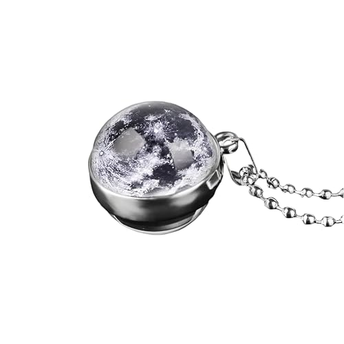 Collier univers planète terre et saturne le cadeau idéal en argent 925