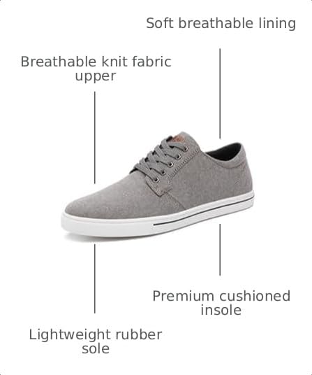 Image of DECARSDZ Men's Fashion Dress Sneakers Comfortable Casual Skate Shoe Walking Oxford Shoes