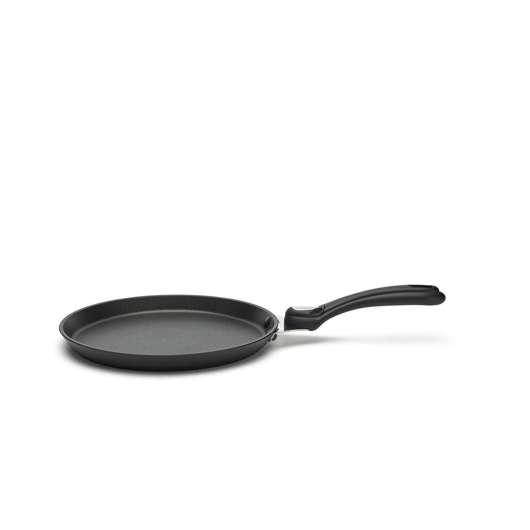 De Buyer - Poêle à crêpes antiadhésive CHOC INTENSE TWISTY amovible en aluminium - Diamètre 26 cm -, Gris