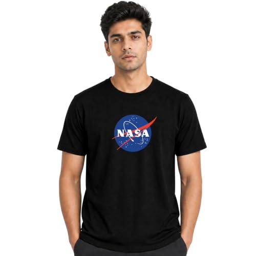 Image of DUDEME - NASA Official Half Sleeve 100% Cotton 180GSM T-Shirt