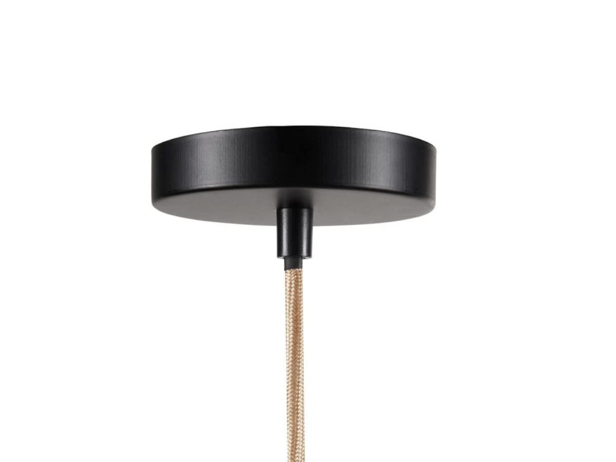 Ostaria 36192 - Plafonnier en bambou, Suspension Grande Margaux en bambou - diamètre 90 cm - couleur naturelle - Plafonnier d'intérieur E27 pour salle à manger, salon, chambre