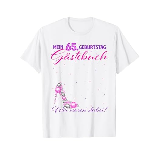 Divertido libro de visitas 65 años cumpleaños Camiseta