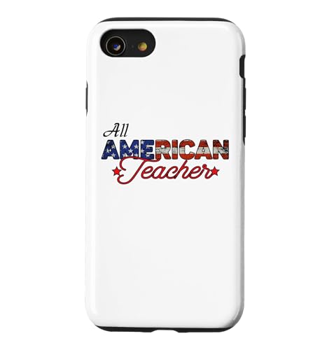 All American Teacher 7��4�� ���G�Ȃ��c�q �� �X�}�z�P�[�X iPhone SE (2020) / 7 / 8 �p