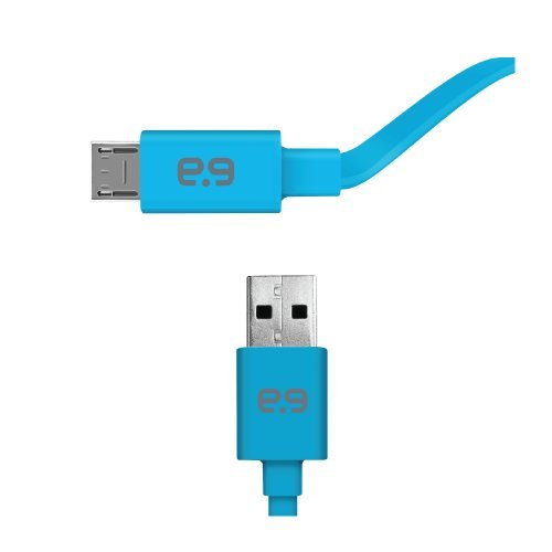 PureGear Flat Charge-Sync Cable for Micro USB Devices - Blue 48