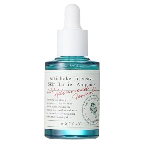 AXIS-Y Artichoke Intensive Skin Barrier Ampoule with Centella Asiatica, Licorice & Aloe | Soothing & Rejuvenating Serum for Irritated Skin | Vegan & Cruelty-Free Korean Skin Care | 30ml / 1.01 fl. oz. Cover