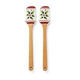 Lenox Holiday Handpaint Stripe 2-Piece Spatula Set, 0.25 LB, Multi