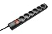 Produktbild Trust 21061 6AC Outlet(s) 1.8m Schwarz - Spannungsschutz (6 AC-Ausgänge, Typ F, 1,8 m, Schwarz, 360 mm, 50 mm)