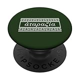 Ataraxia Ecuanimidad Estoicismo Filosofía griega antigua PopSockets PopGrip Adhesivo