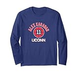 UConn Basketball: Alex Karaban Name Number Ball Long Sleeve T-Shirt