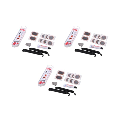 ZEFAL Pack Kit de Réparation Pneu Velo - Pack de 3 Kits de Réparation Universal+ pour VTT et Vélos de Route - Réparez Votre Chambre à Air en Toute Sécurité et Simplicité