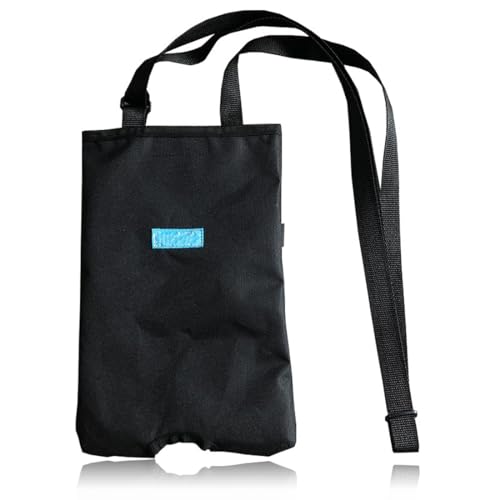 KSJEHW Funda para Bolsa de Catéter, Soporte para Bolsa de Drenaje de Orina, Soporte para Bolsa de orina, Porta sacca urina, Oculto Bolsa de Hombro para Líquido Corporal Posoperatorio(Negro, 1000ml)