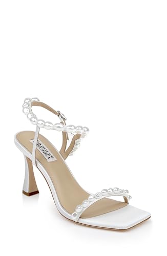 Demi Sandale à Talon Badgley Mischka Femme en satin noir