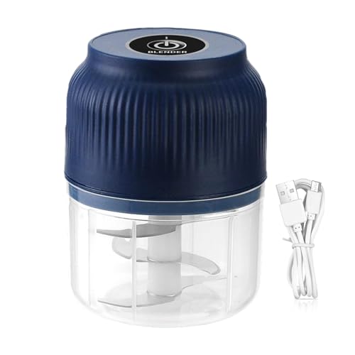 Broyeur D'ail Électrique – Hachoir, Hachoir À Ail Sans Fil | Petit Broyeur Électrique De Viande Et De Légumes De Cuisine, Mélangeur De Robot Culinaire...