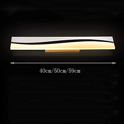 Applique murale miroir LED rétro et réglable pour salle de bain - 6
