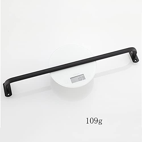 Porte-serviettes de salle de bain noir mat au design épuré - 5