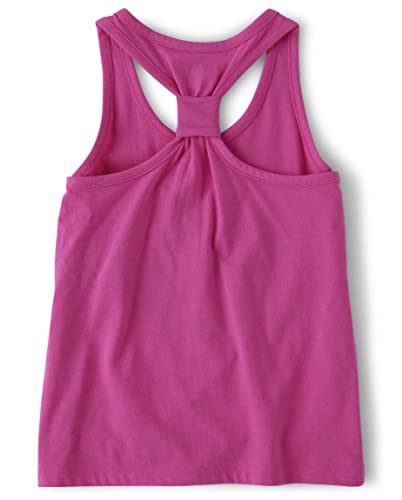 The Children's Place Girls' Print Tank Tops 2 Pack, Pink, Medium #TOP2