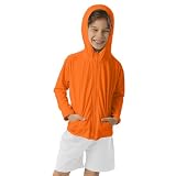 Kids UPF50+ Sun Protection Zip-Up Boys Girls Hoodie Jacket with Pockets