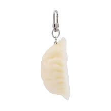 HSYHERE Men Women Creative Interesting Novelty Stylish Mini Simulated Food Orange Shrimp Keychain Key-ring Pendant