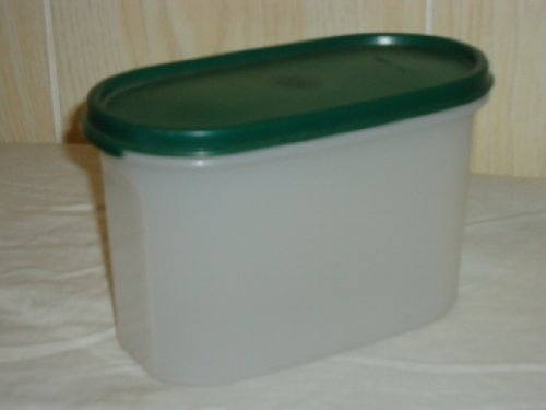 Tupperware Modular Mates Oval #2 w/Hunter Green Seal
