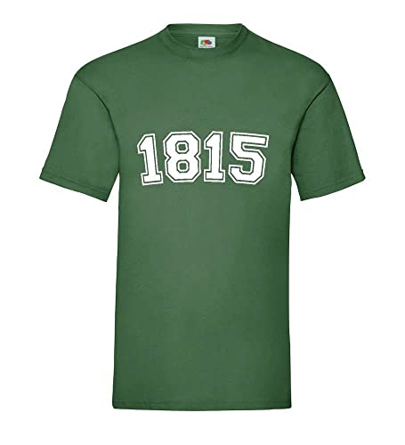 T-shirt homme vert bouteille XXXL grand format col rond coton modèle 1815