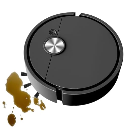 Robot Vacuum - Mini robot aspirador | Robot compacto 2 en 1 para suelos duros | Limpiador automático silencioso para pelo de mascotas, polvo y suciedad, batería de larga duración, ideal para uso
