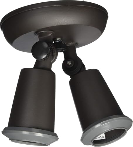 Image of Nuvo Two Light Outdoor Flood Light with Adjustable Swivel-8.75 Inches Wide, Bronze