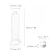 Auniwaig Air Distribution Tube, Adhesive Syringes Tube Sleeve, Glue Liquid Cartridge Dispensing Syringe Barrel, 5cc Plastic Syringe Dispensing, with Piston, Transparent, 5 Pcs