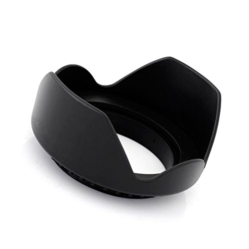 Para-sol LEDMOMO 55 mm universal profissional para lente de câmera DSLR para Canon/Nikon/Sony/Pentax