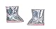 BABY born Winterstiefel niedrig, Puppenstiefel in Silber für 43 cm Puppen, 831793 Zapf Creation