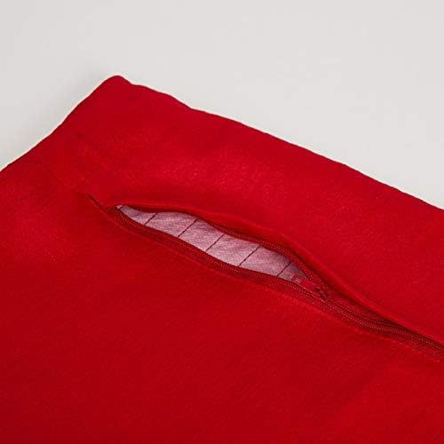 Housse de coussin rectangulaire lot de 2 pièces rouge Act 278 Risecollection - 5