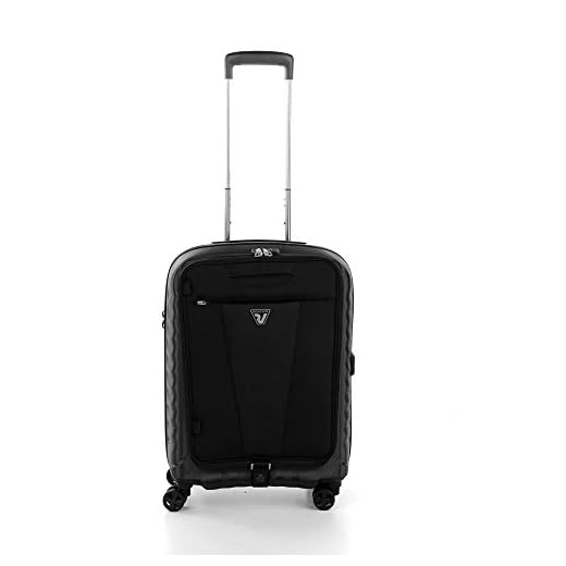 Roncato Maleta Pequeña XS Rigida Double Tech - Cabina cm. 55 x 40 x 20 Capacidad 44 L, Ligero, Organización Interna, Cierre TSA, Aprobado para: Ryanair Easyjet Lufthansa, Garantìa 10 años