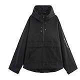 Photo Gallery uck-kit giacca da donna impermeabile 3 in 1-pioggia, vento e fredda, tutta coperta e sovradimensionata regolabile, giacca da pioggia leggera da donna con cofano,nero,l Photo Gallery uck-kit giacca da donna impermeabile 3 in 1-pioggia, vento e fredda, tutta coperta e sovradimensionata regolabile, giacca da pioggia leggera da donna con cofano,nero,l