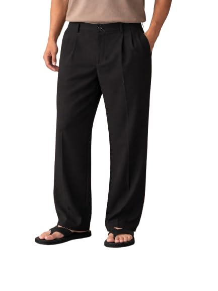 Black Imported Bottom Casual Wear for Men | Premium Solid Black Bottom-picture-25