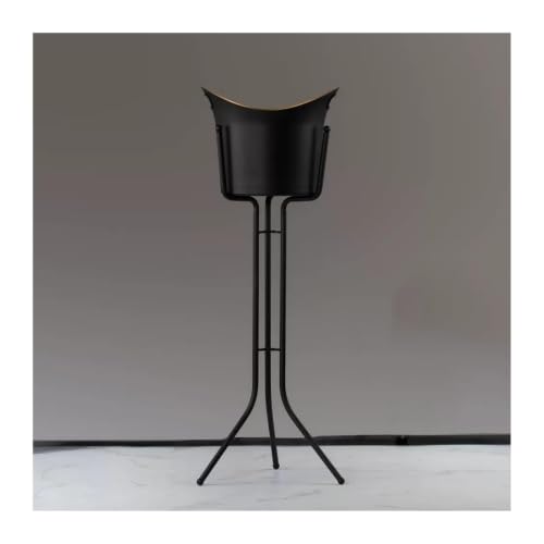 Cubo de champán de acero inoxidable con soporte para mantener tus botellas frías de pie 2